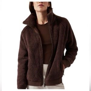 NWOT Tugga II chocolate brown fleece jacket